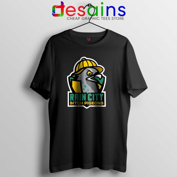 Rain City Bitch Pigeons Tee Shirt Unofficial Seattle Expansion Team