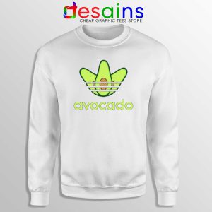 Sweatshirt Avocado Originals Three Stripes Crewneck White