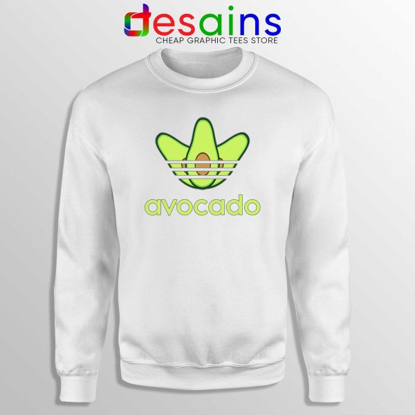 Sweatshirt Avocado Originals Three Stripes Crewneck White