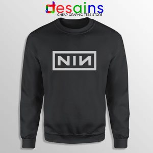Sweatshirt Black Captain Marvel NIN Nine Inch Nails