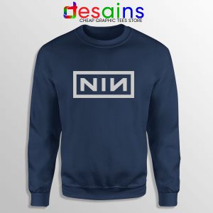 Sweatshirt Navy Captain Marvel NIN Nine Inch Nails