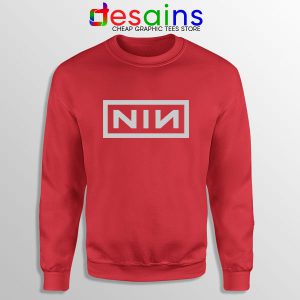 Sweatshirt Red Captain Marvel NIN Nine Inch Nails