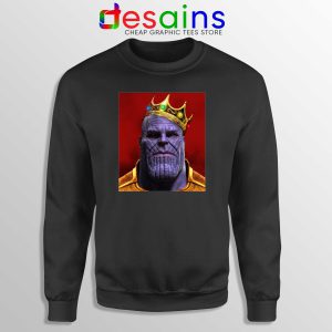 Sweatshirt The Notorious Thanos Avengers Endgame Sweater Black