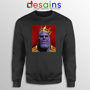 Sweatshirt The Notorious Thanos Avengers Endgame Sweater Black