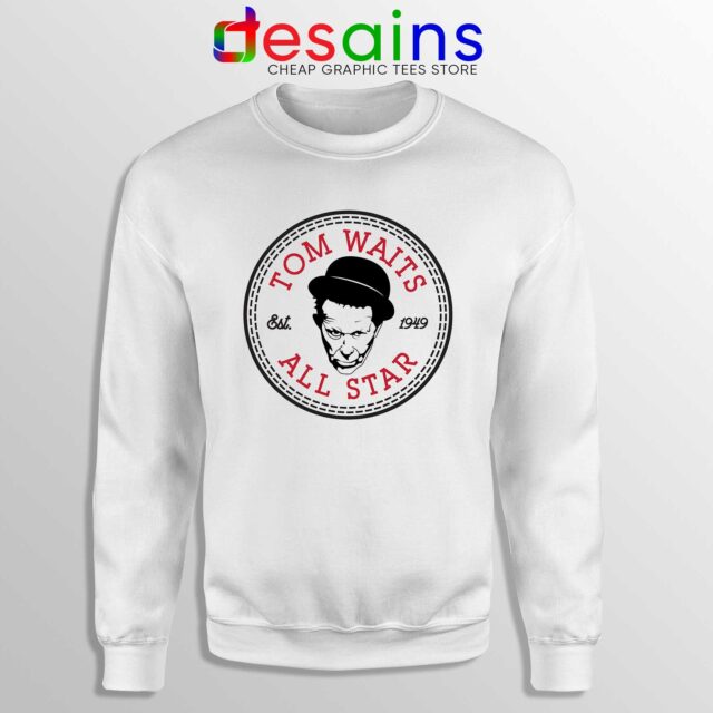 Sweatshirt Tom Waits All Star Converse Rain Dogs