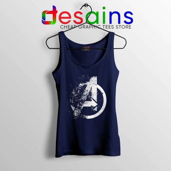 Tank Top Logo Avengers Endgame Distressed Tank Tops Marvel Movie