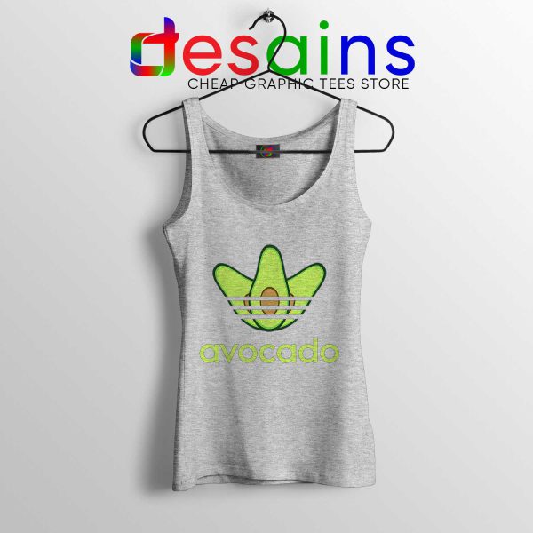 Tank Top Logo Avocado Three Stripes Cheap Tank Tops Sport Grey