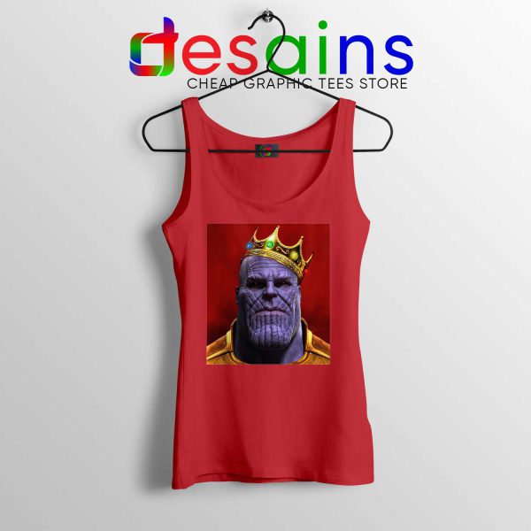 Tank Top Notorious BIG Thanos Avengers Endgame Tank Tops Red