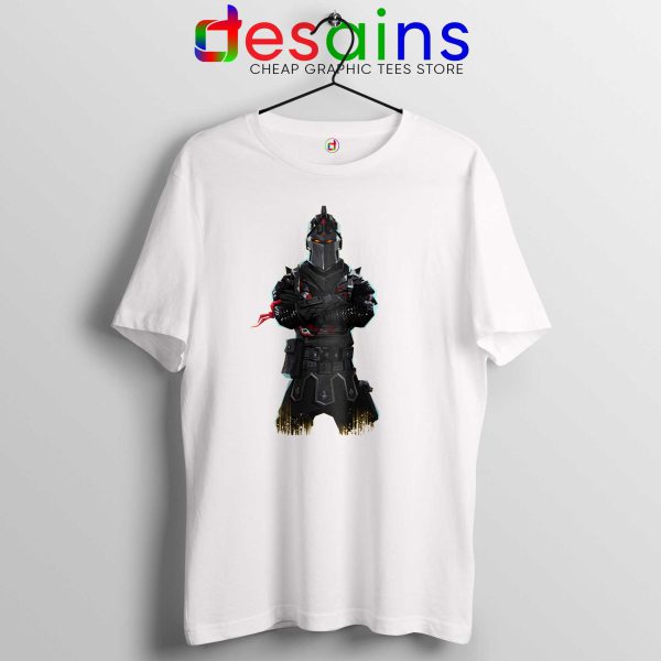 Tee Shirt Black Knight Fortnite Cheap Tshirt Game White