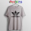 Tee Shirt Cannabis Leaf Adidas Cheap Tshirt Adidas Parody S-3XL