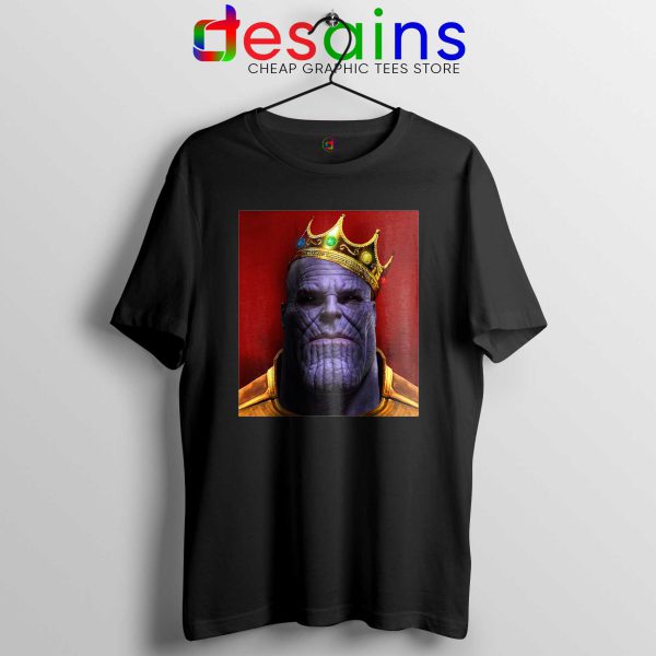 Tee Shirt The Notorious Thanos Avengers Endgame T-shirt Black