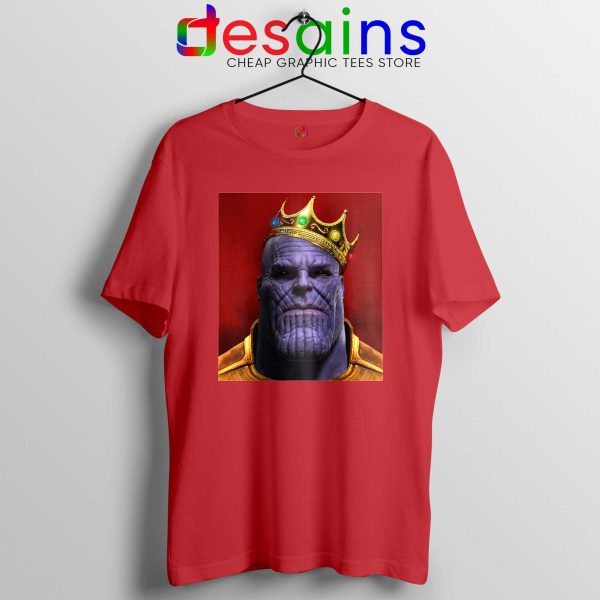 Tee Shirt The Notorious Thanos Avengers Endgame T-shirt Red