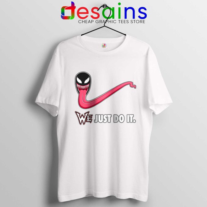 Tee Shirt Venom WE Just Do It T-shirt Marvel Size S-3XL White shirt