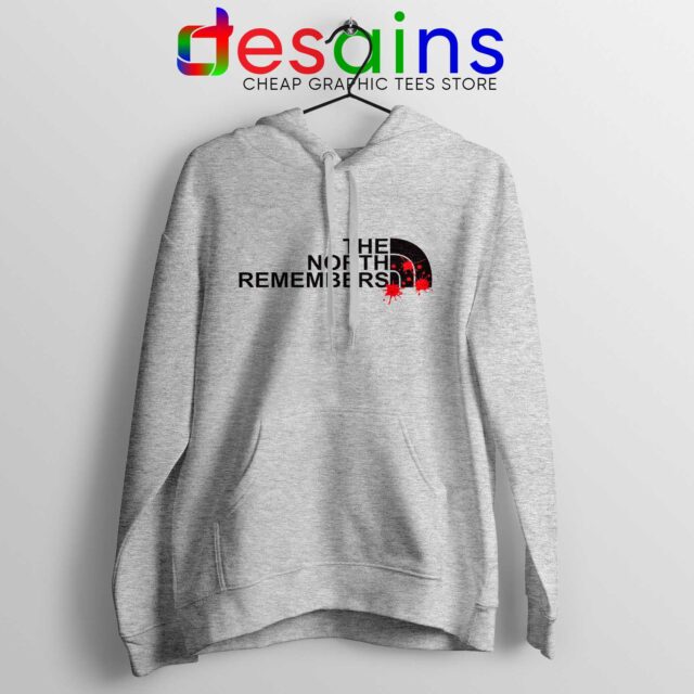 Hoodie North Face North Remembers Game of Thrones Series