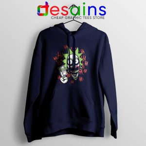 Best Hoodie Rick Morty Joker Funny Custom Hoodies Navy Blue