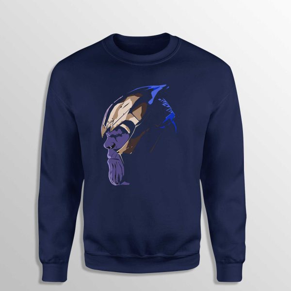 Buy Sweatshirt Thanos Endgame Snap Crewneck Sweater Navy Blue