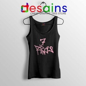 Cheap Tank Top Ariana Grande 7 Rings Thank U, Next Album Black