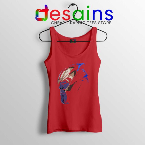 Cheap Tank Top Thanos Endgame Snap Marvel Tank Tops Red