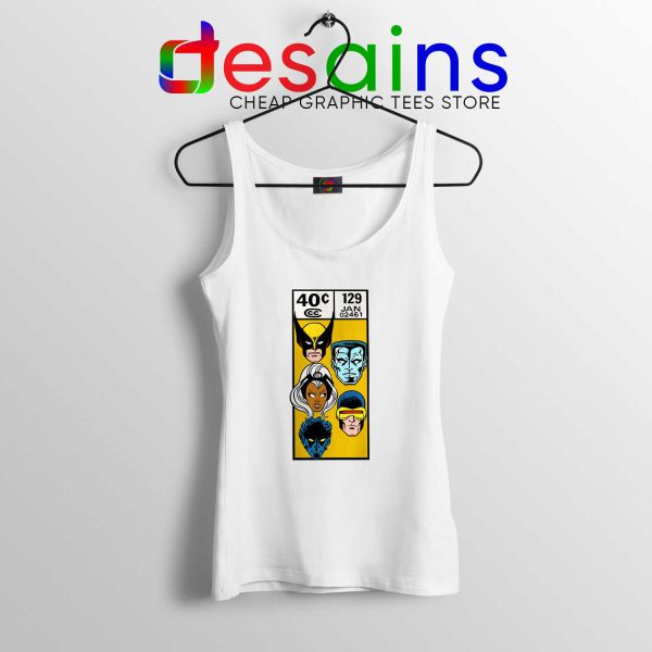 Cheap Tank Top X Men Comic Book Poster Tank Tops White