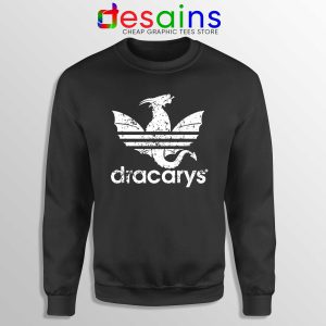 Sweatshirt Dracarys Dragon Adidas Logo Crewneck Game Of Thrones Black