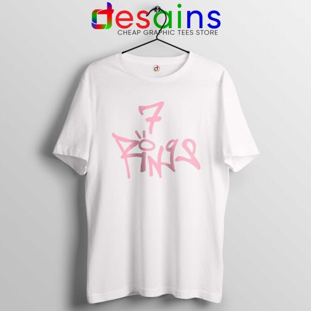 Tee Shirt Ariana Grande 7 Rings Tshirt Thank U, Next