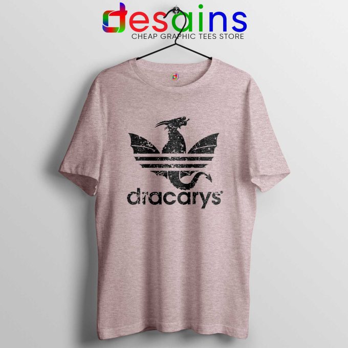 Tee Shirt Dracarys Dragon Adidas Tshirt Game Of Thrones Sport Grey