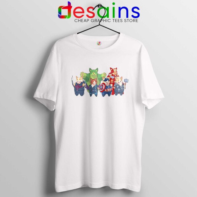 Tee Shirt The Corgi Avengers Endgame Puppies Marvel Movie