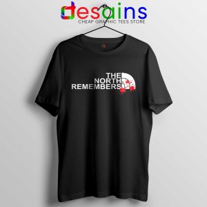 Tee Shirt The North Remembers The North Face Tshirt Black