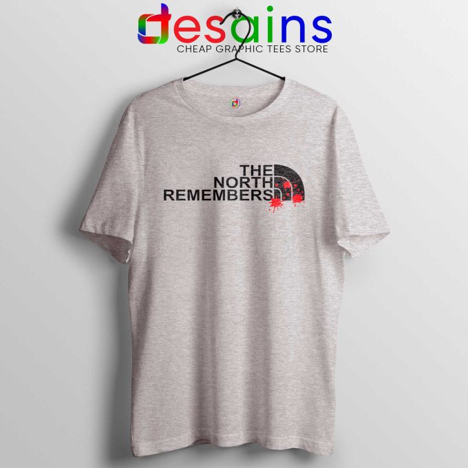 Tee Shirt The North Remembers North Face Game of Thrones