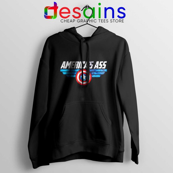 Best Hoodie America Ass Captain America Avengers Endgame Black