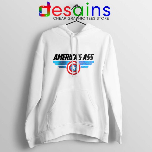 Best Hoodie America Ass Captain America Avengers Endgame White