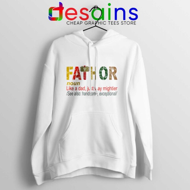 Hoodie Fa Thor Like Dad Love and Thunder Father's Day