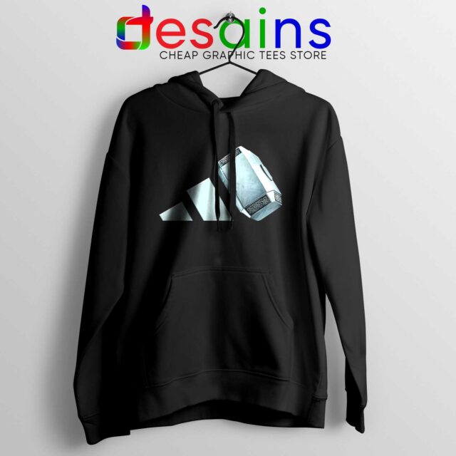 Hoodie Thor Mjolnir Hammer Adidas Love and Thunder