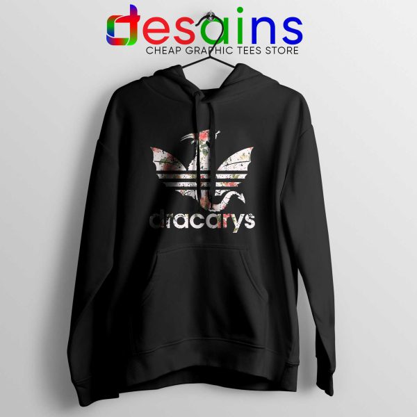 Buy Hoodie Dracarys Dragon Flowers Adidas Three Stripes Logo