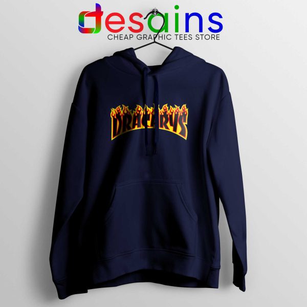 Buy Hoodie Navy Blue Dracarys Thrasher Fire Hoodies Game of Thrones