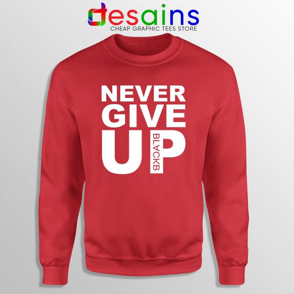 Never Give Up Mohamed Salah Crewneck Sweater Red