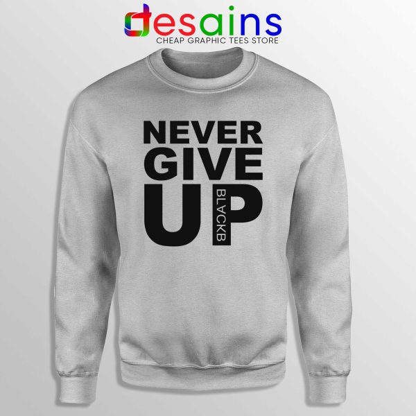 Never Give Up Mohamed Salah Crewneck Sweater Sport Grey