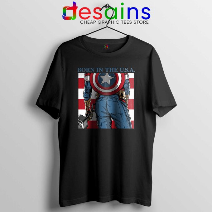 Buy Tee Shirt Black Captain Americas Ass Avengers Endgame