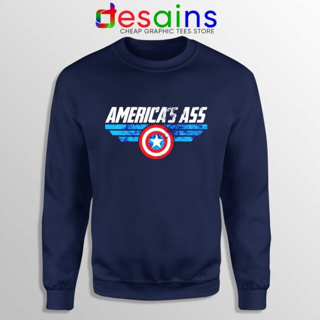 Sweatshirt America Ass Captain America Sweater Marvel