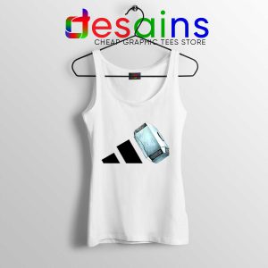 Cheap Tank Top Thor Mjolnir Hammer Adidas Tank Top White