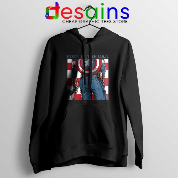 Hoodie Black Captain Americas Ass Avengers Endgame