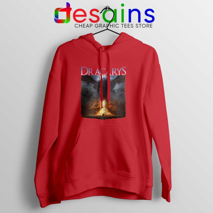Hoodie Red Dracarys Dragon Fire Game of Thrones