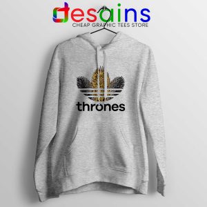 Hoodie Sport Grey Thrones Adidas Three Stripes Hoodies