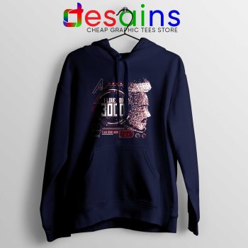 Hoodie Tony Stark I Love You 3000 Avengers Endgame Navy Blue Hoodies