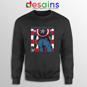 Sweatshirt Black Captain Americas Ass Avengers Endgame