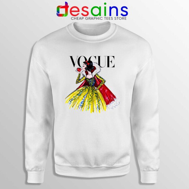 Sweatshirt Disney Vogue Princess Cover Magazine Art