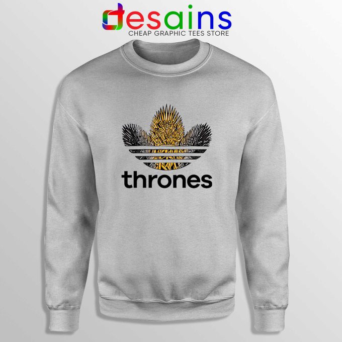 Sweatshirt Sport Grey Game of Thrones Adidas Three Stripes Logo