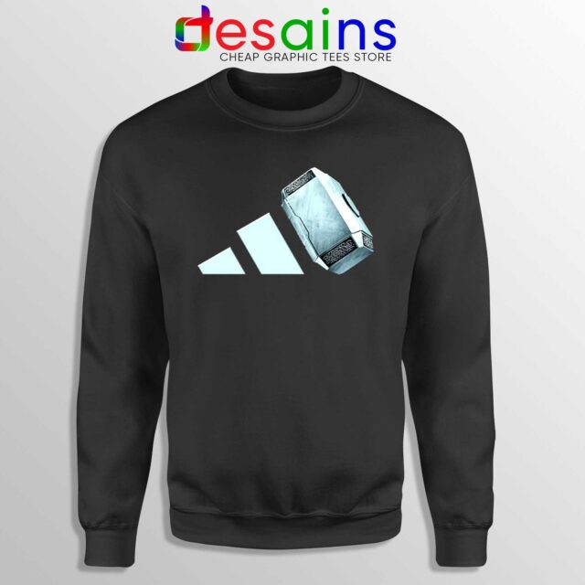 Sweatshirt Thor Mjolnir Hammer Adidas Love and Thunder