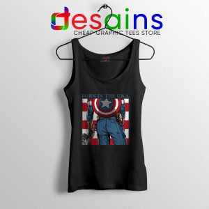 Tank Top Black Captain Americas Ass Avengers Endgame