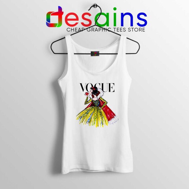 Tank Top Disney Vogue Princess Cover Magazine Art
